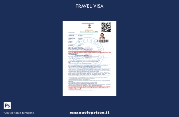 stile verificato India e visto in modello Word e Pdf